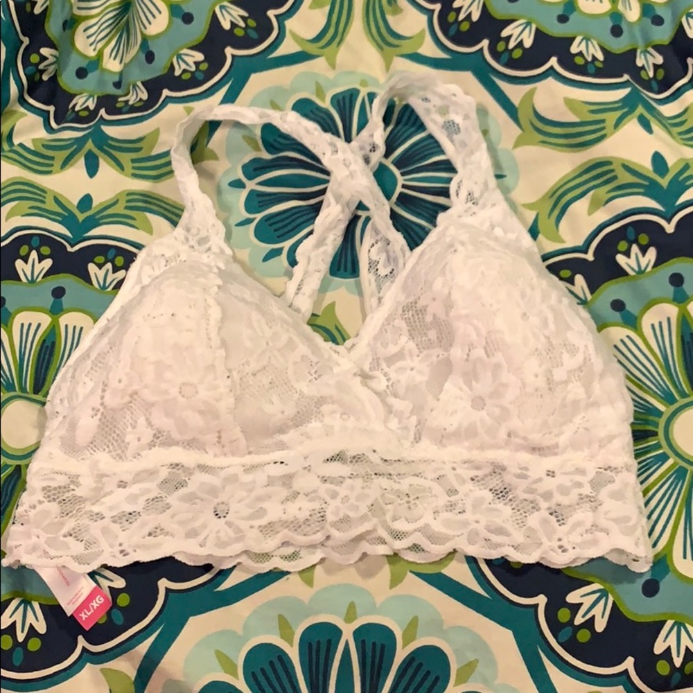 White bralette
